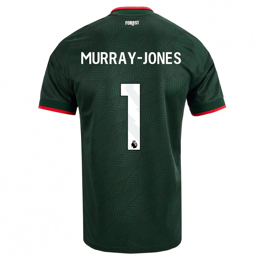 Danxen Kinder George Murray-Jones #1 Dunkelgrün Rot Auswärtstrikot Trikot 2026/27 T-Shirt Schweiz