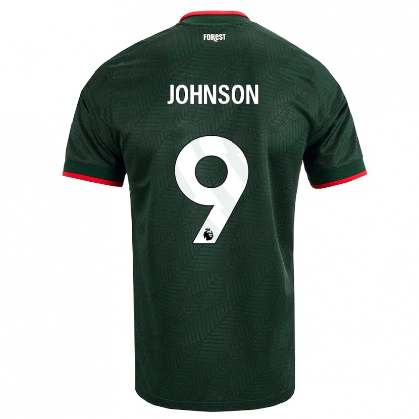 Danxen Kinder Melissa Johnson #9 Dunkelgrün Rot Auswärtstrikot Trikot 2026/27 T-Shirt Schweiz