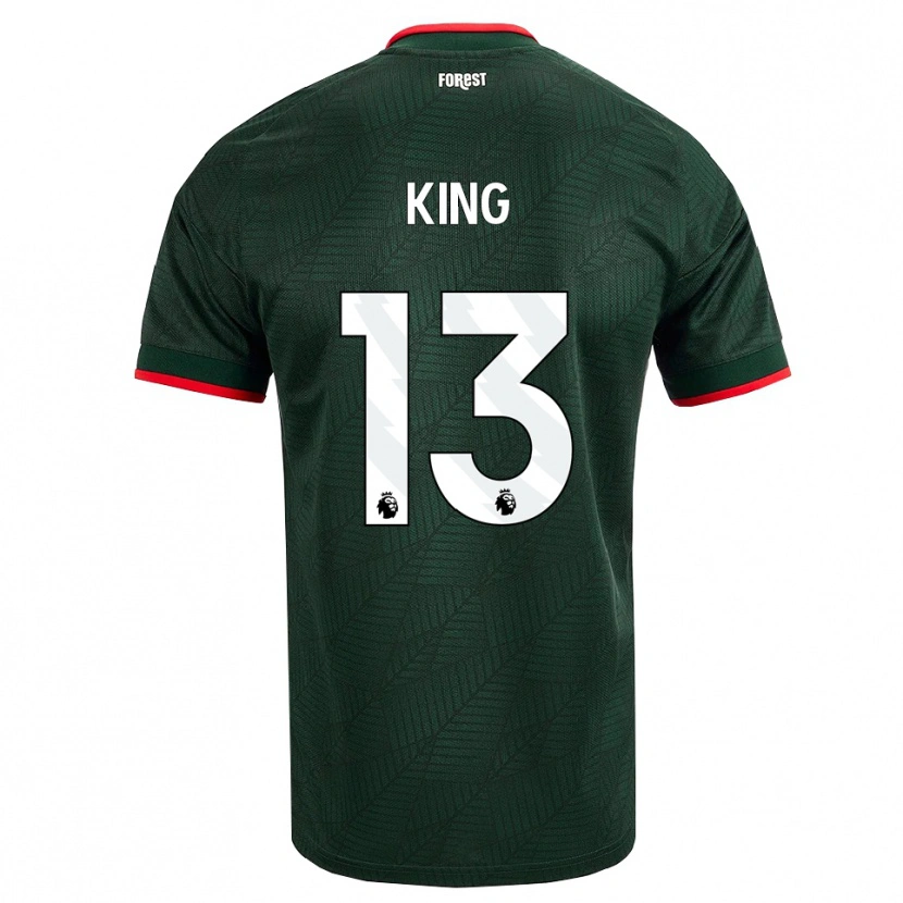 Danxen Kinder Leo King #13 Dunkelgrün Rot Auswärtstrikot Trikot 2026/27 T-Shirt Schweiz