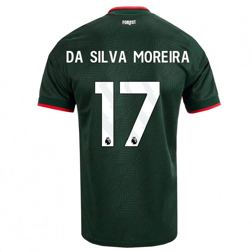 Danxen Kinder Eric Da Silva Moreira #17 Dunkelgrün Rot Auswärtstrikot Trikot 2026/27 T-Shirt Schweiz