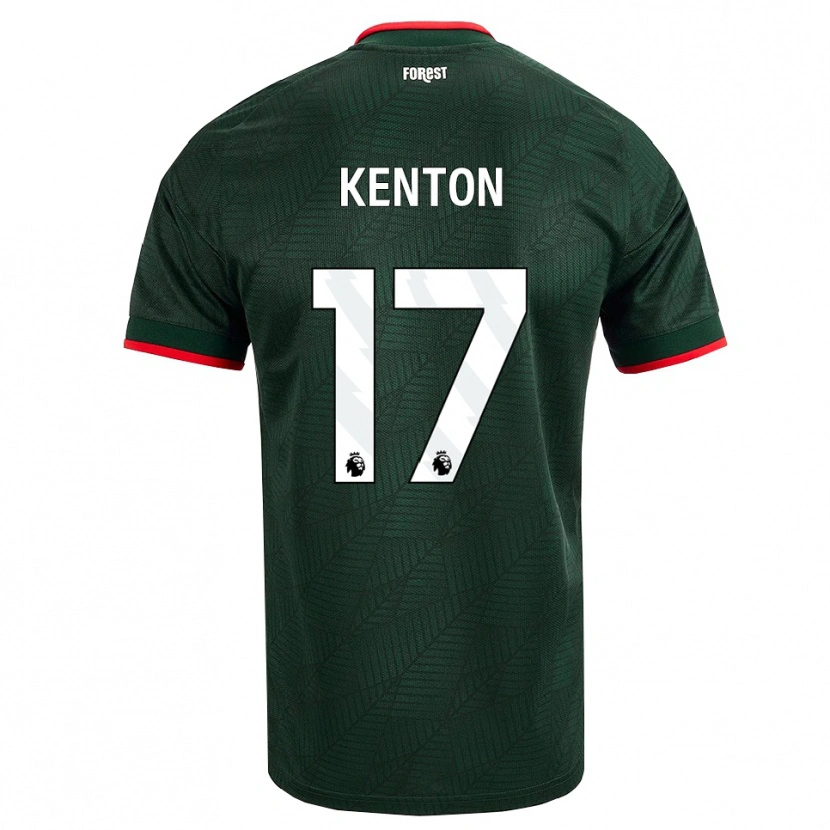 Danxen Kinder Kamai Kenton #17 Dunkelgrün Rot Auswärtstrikot Trikot 2026/27 T-Shirt Schweiz