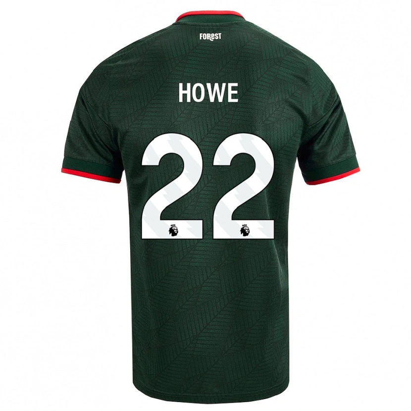 Danxen Kinder Casey Howe #22 Dunkelgrün Rot Auswärtstrikot Trikot 2026/27 T-Shirt Schweiz