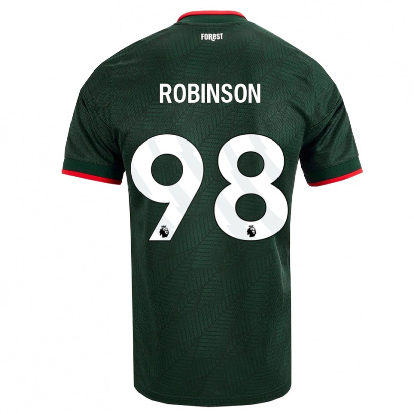 Danxen Kinder Riko Robinson #98 Dunkelgrün Rot Auswärtstrikot Trikot 2026/27 T-Shirt Schweiz