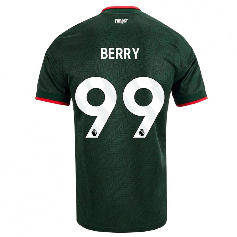Danxen Kinder Adam Berry #99 Dunkelgrün Rot Auswärtstrikot Trikot 2026/27 T-Shirt Schweiz