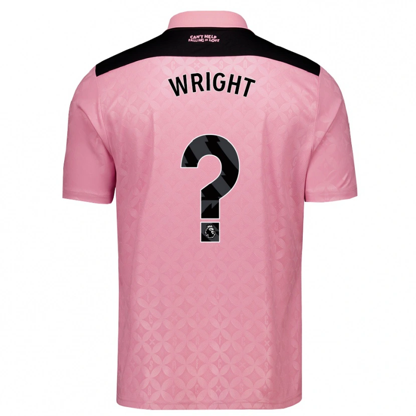Danxen Kinder Ryan Wright #0 Hellrosa Schwarz Auswärtstrikot Trikot 2026/27 T-Shirt Schweiz