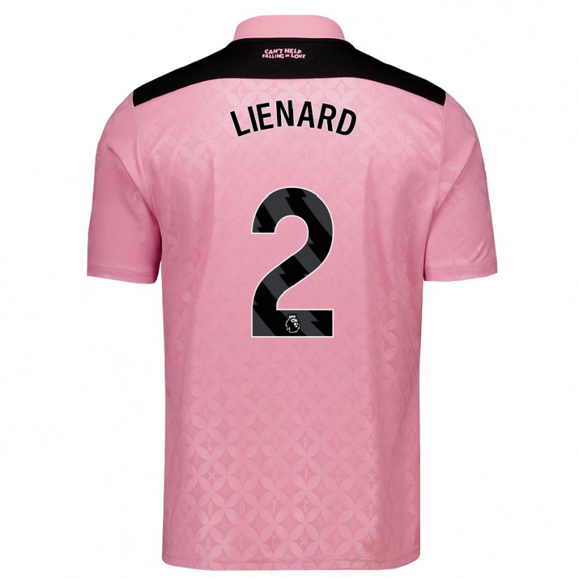 Danxen Kinder Alex Lienard #2 Hellrosa Schwarz Auswärtstrikot Trikot 2026/27 T-Shirt Schweiz
