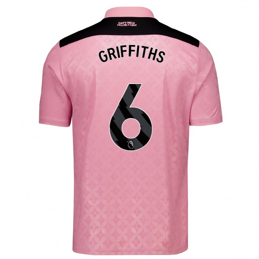 Danxen Kinder Louise Griffiths #6 Hellrosa Schwarz Auswärtstrikot Trikot 2026/27 T-Shirt Schweiz