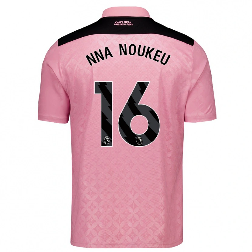 Danxen Kinder Blondy Nna Noukeu #16 Hellrosa Schwarz Auswärtstrikot Trikot 2026/27 T-Shirt Schweiz