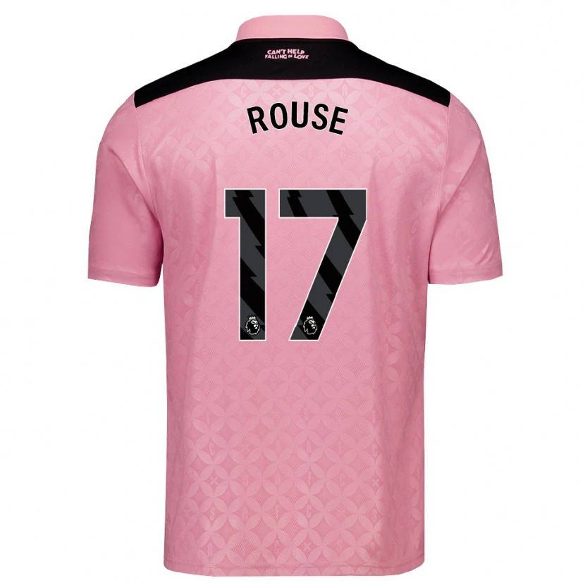 Danxen Kinder Mollie Rouse #17 Hellrosa Schwarz Auswärtstrikot Trikot 2026/27 T-Shirt Schweiz