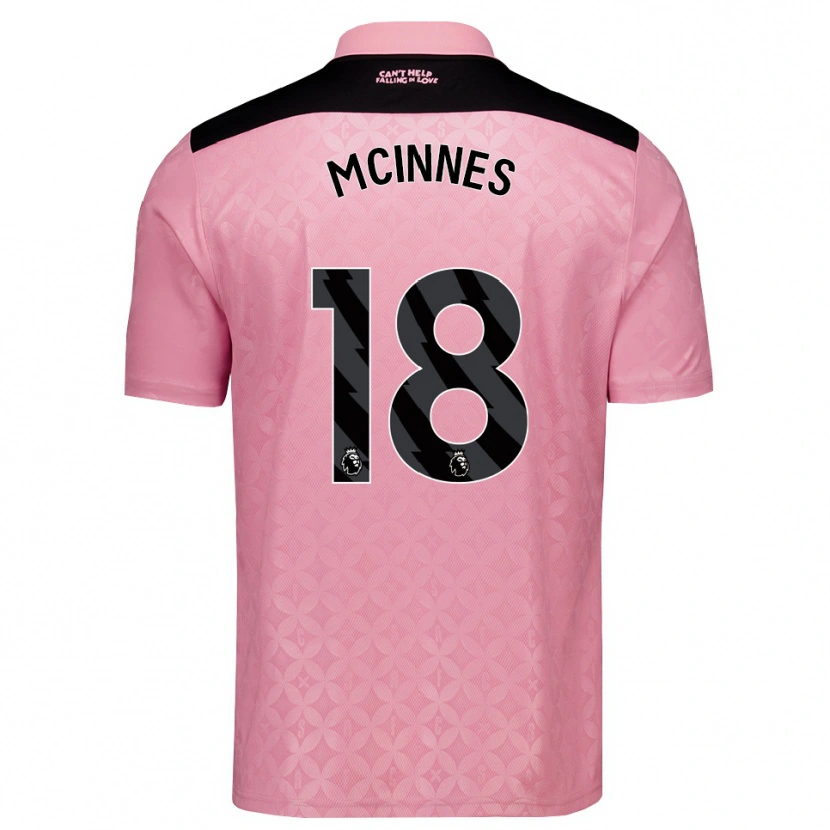 Danxen Kinder Libby Mcinnes #18 Hellrosa Schwarz Auswärtstrikot Trikot 2026/27 T-Shirt Schweiz