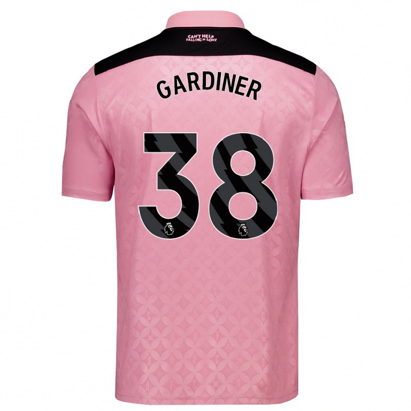 Danxen Kinder Harry Gardiner #38 Hellrosa Schwarz Auswärtstrikot Trikot 2026/27 T-Shirt Schweiz