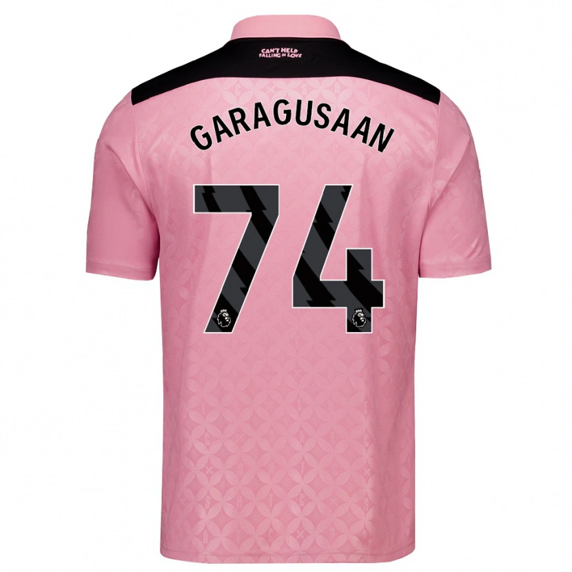 Danxen Kinder Finn Geragusyan #74 Hellrosa Schwarz Auswärtstrikot Trikot 2026/27 T-Shirt Schweiz