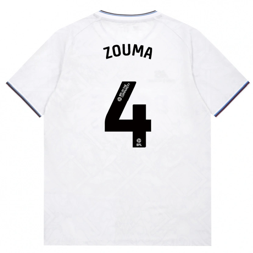 Danxen Kinder Kurt Zouma #4 Burgund Weiß Auswärtstrikot Trikot 2026/27 T-Shirt Schweiz