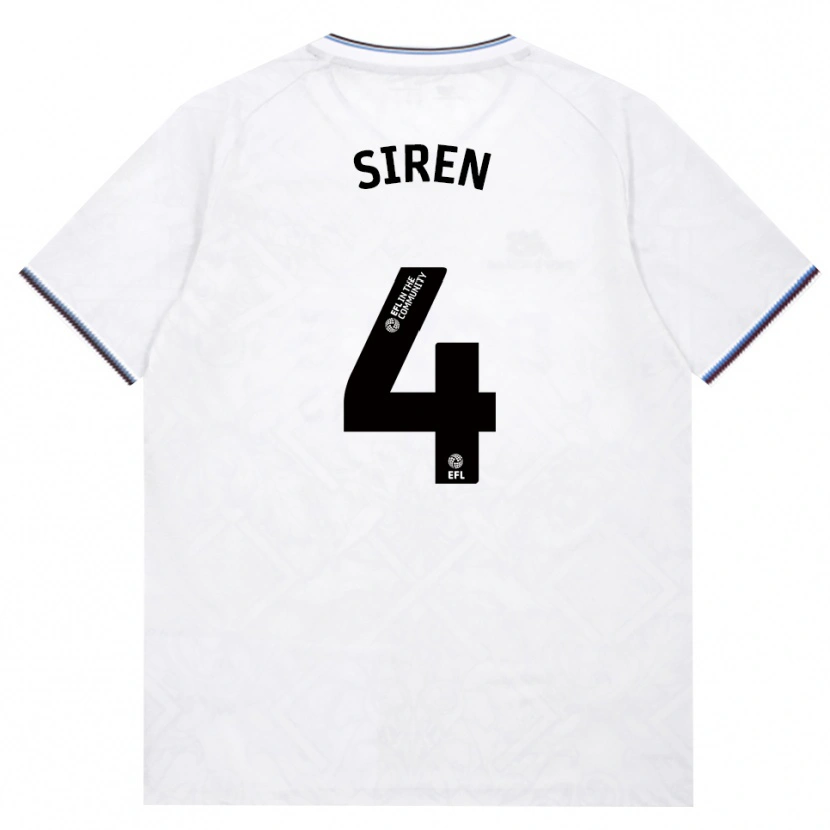 Danxen Kinder Oona Siren #4 Burgund Weiß Auswärtstrikot Trikot 2026/27 T-Shirt Schweiz