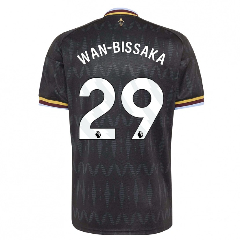 Danxen Kinder Aaron Wan-Bissaka #29 Kornblumenblau Schwarz Gelb Auswärtstrikot Trikot 2026/27 T-Shirt Schweiz