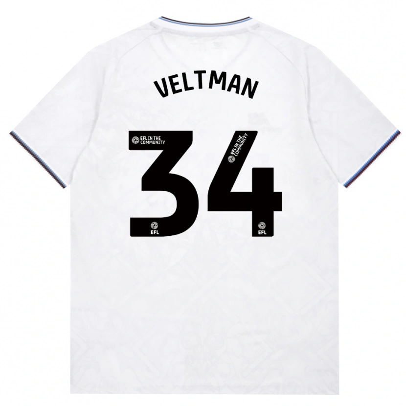 Danxen Kinder Joël Veltman #34 Burgund Weiß Auswärtstrikot Trikot 2026/27 T-Shirt Schweiz