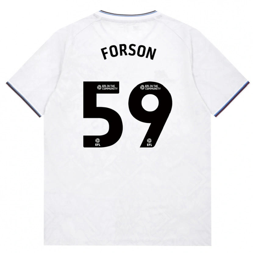 Danxen Kinder Keenan Forson #59 Burgund Weiß Auswärtstrikot Trikot 2026/27 T-Shirt Schweiz