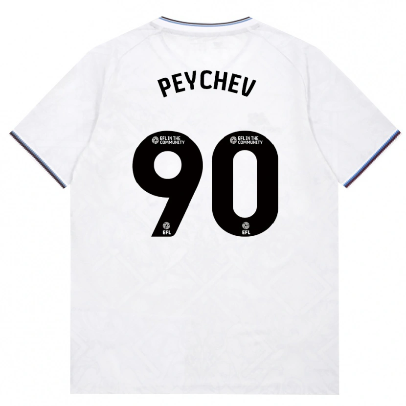 Danxen Kinder Martin Peychev #90 Burgund Weiß Auswärtstrikot Trikot 2026/27 T-Shirt Schweiz