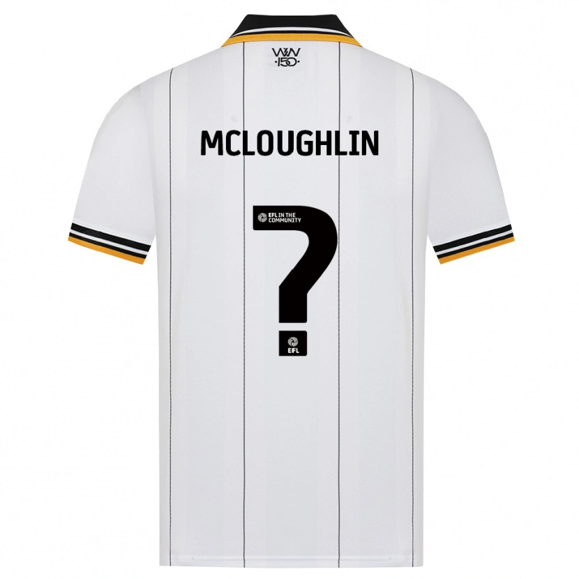 Danxen Kinder Lee Mcloughlin #0 Orange Weiß Schwarz Auswärtstrikot Trikot 2026/27 T-Shirt Schweiz