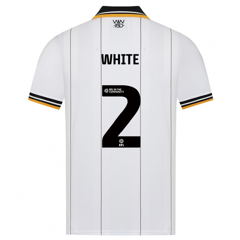 Danxen Kinder Alfie White #2 Orange Weiß Schwarz Auswärtstrikot Trikot 2026/27 T-Shirt Schweiz
