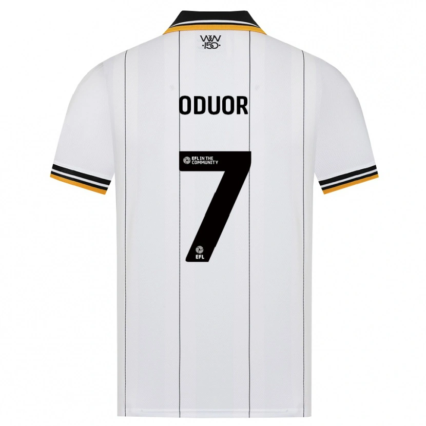 Danxen Kinder Clive Oduor #7 Orange Weiß Schwarz Auswärtstrikot Trikot 2026/27 T-Shirt Schweiz
