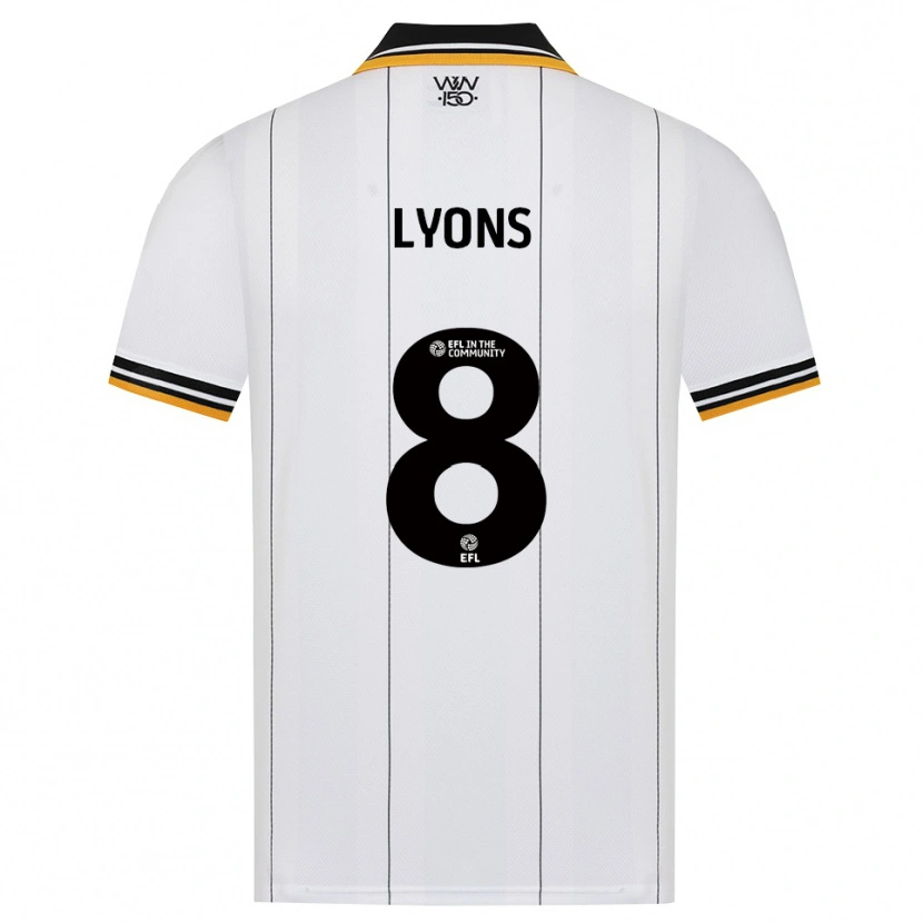 Danxen Kinder Connor Lyons #8 Orange Weiß Schwarz Auswärtstrikot Trikot 2026/27 T-Shirt Schweiz