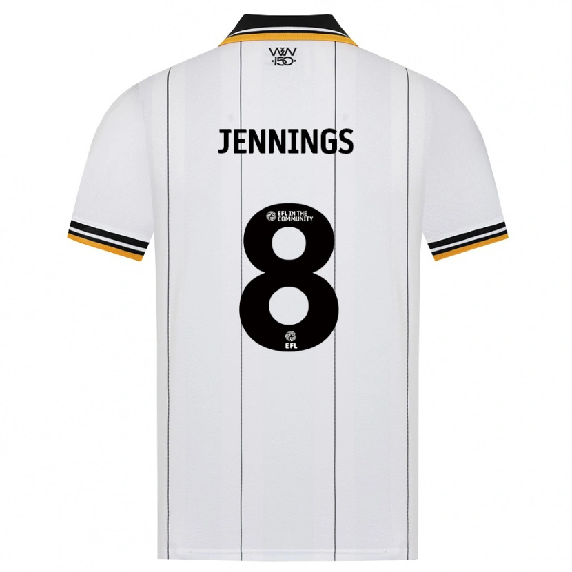 Danxen Kinder Shannie Jennings #8 Orange Weiß Schwarz Auswärtstrikot Trikot 2026/27 T-Shirt Schweiz