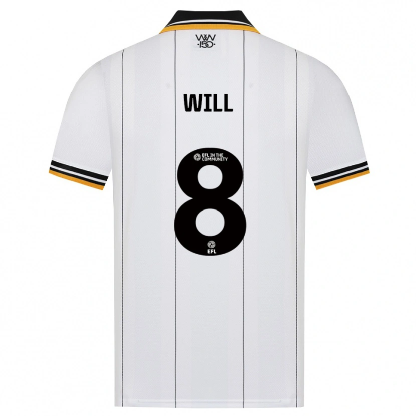 Danxen Kinder Merrick Will #8 Orange Weiß Schwarz Auswärtstrikot Trikot 2026/27 T-Shirt Schweiz
