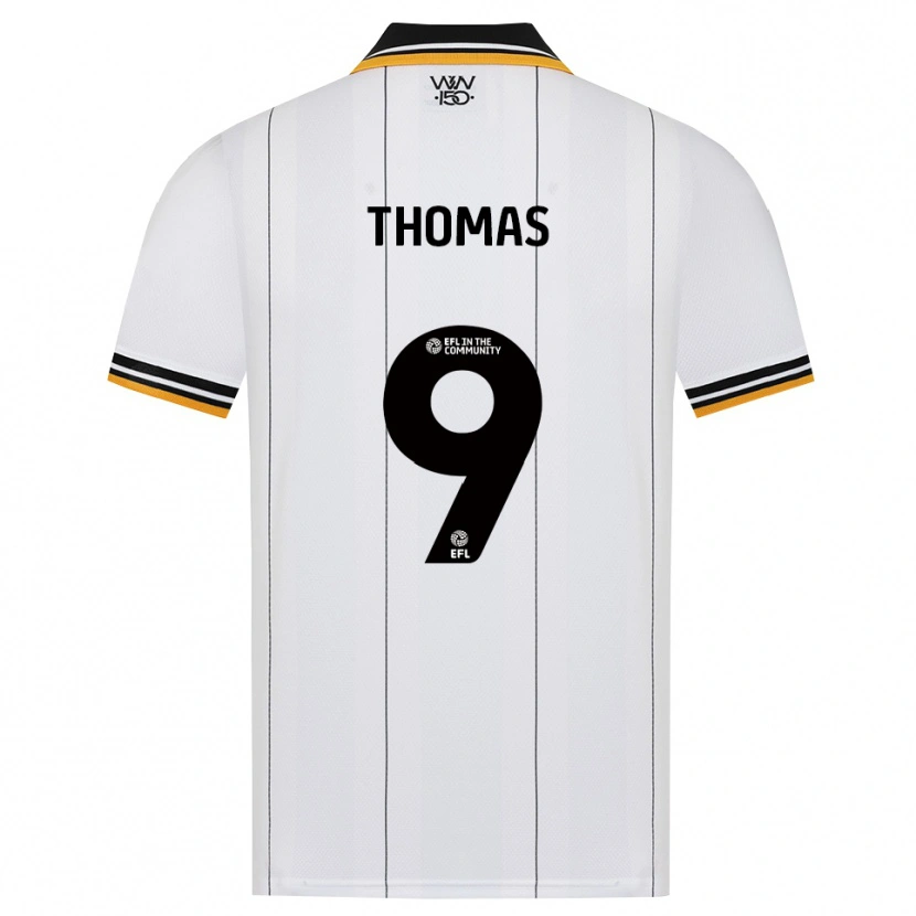 Danxen Kinder Kaream Thomas #9 Orange Weiß Schwarz Auswärtstrikot Trikot 2026/27 T-Shirt Schweiz