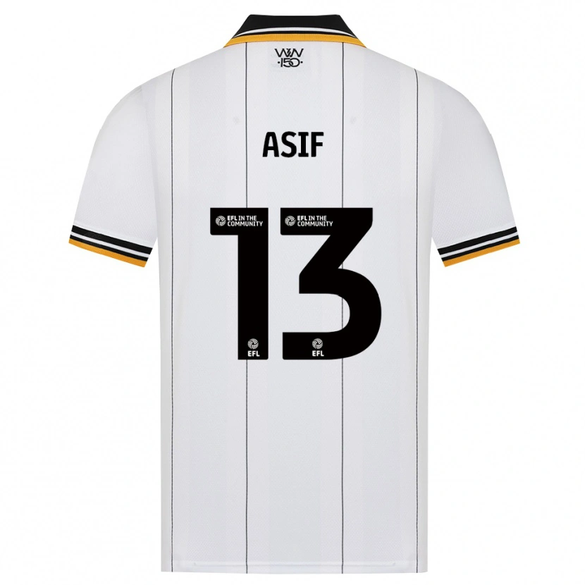 Danxen Kinder Dawood Asif #13 Orange Weiß Schwarz Auswärtstrikot Trikot 2026/27 T-Shirt Schweiz
