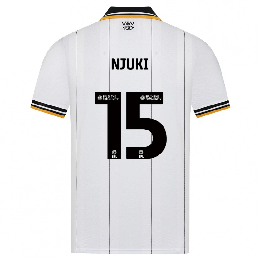 Danxen Kinder Shafaat Njuki #15 Orange Weiß Schwarz Auswärtstrikot Trikot 2026/27 T-Shirt Schweiz