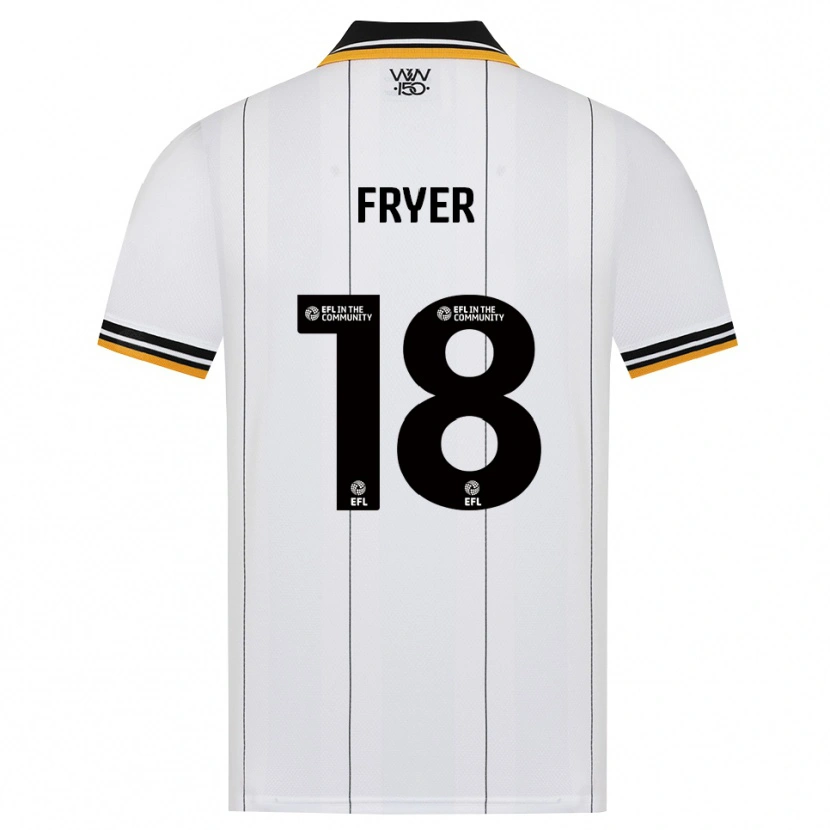 Danxen Kinder Hannah Fryer #18 Orange Weiß Schwarz Auswärtstrikot Trikot 2026/27 T-Shirt Schweiz