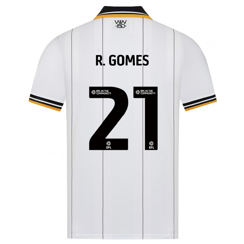 Danxen Kinder Rodrigo Gomes #21 Orange Weiß Schwarz Auswärtstrikot Trikot 2026/27 T-Shirt Schweiz