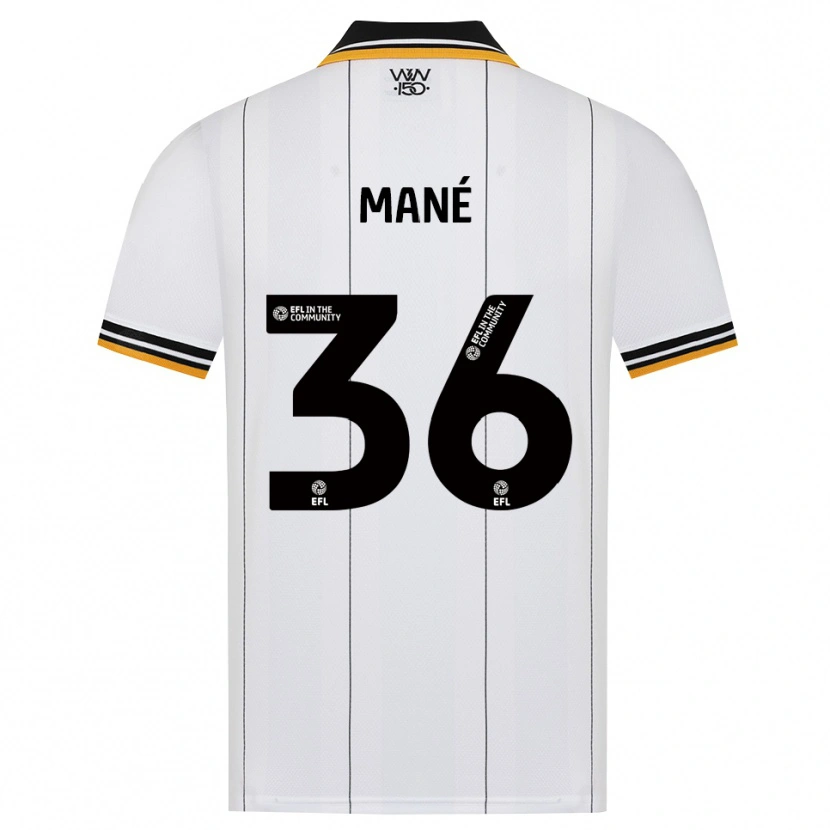 Danxen Kinder Mateus Mané #36 Orange Weiß Schwarz Auswärtstrikot Trikot 2026/27 T-Shirt Schweiz