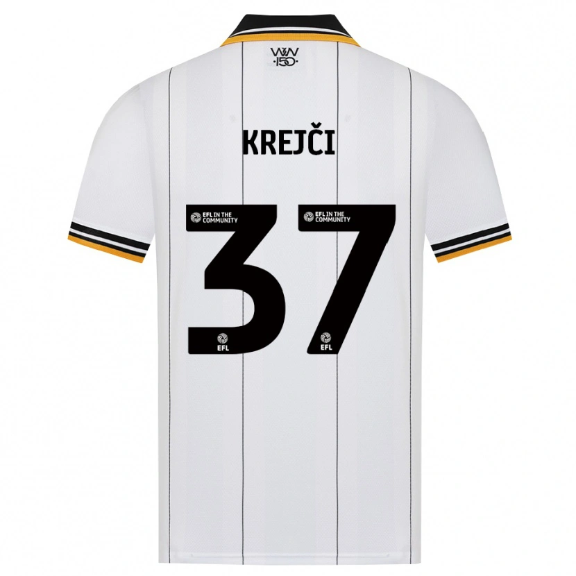 Danxen Kinder Ladislav Krejci #37 Orange Weiß Schwarz Auswärtstrikot Trikot 2026/27 T-Shirt Schweiz