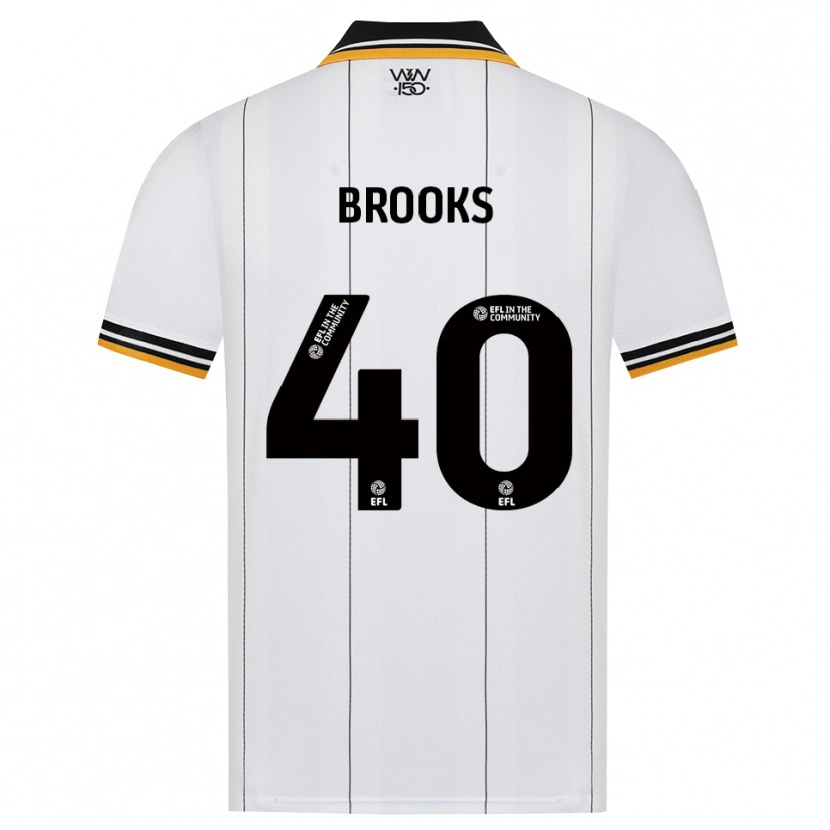 Danxen Kinder Alfie Brooks #40 Orange Weiß Schwarz Auswärtstrikot Trikot 2026/27 T-Shirt Schweiz