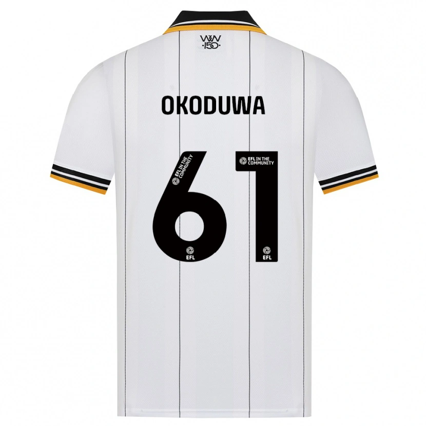 Danxen Kinder Wesley Okoduwa #61 Orange Weiß Schwarz Auswärtstrikot Trikot 2026/27 T-Shirt Schweiz