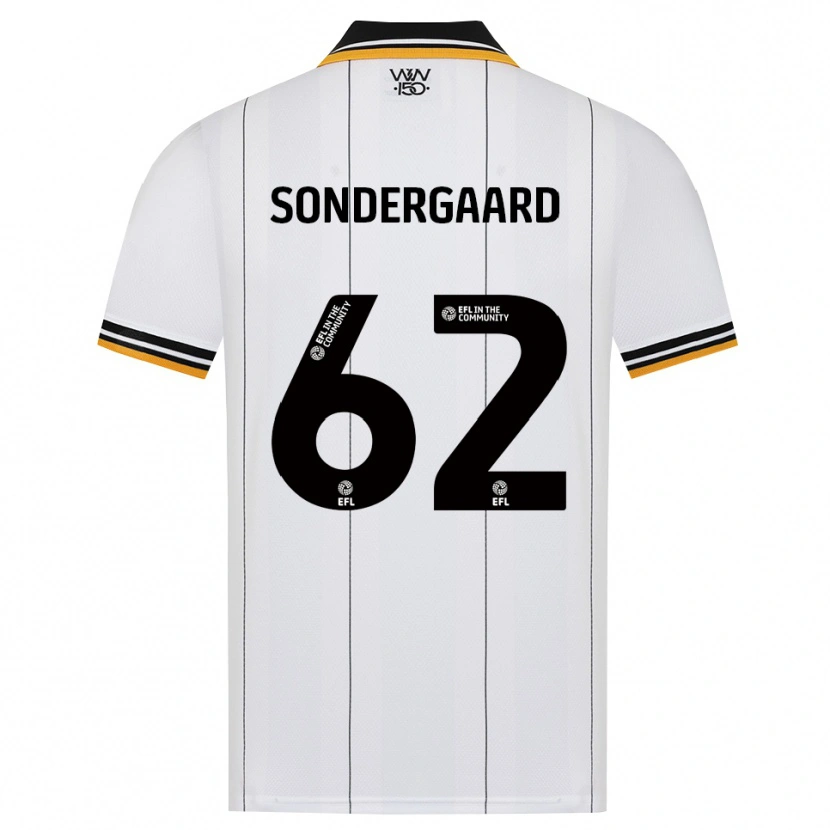 Danxen Kinder Andreas Sondergaard #62 Orange Weiß Schwarz Auswärtstrikot Trikot 2026/27 T-Shirt Schweiz