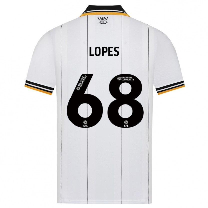 Danxen Kinder Leo Lopes #68 Orange Weiß Schwarz Auswärtstrikot Trikot 2026/27 T-Shirt Schweiz