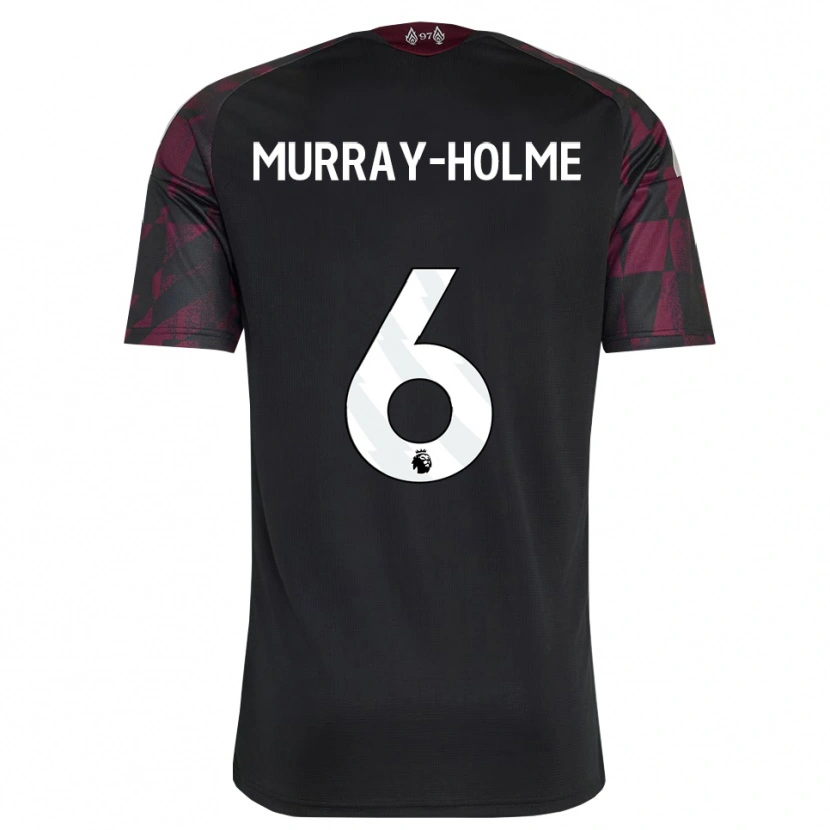 Danxen Kinder Haydn Murray-Holme #6 Schwarz Weiß Violett Ausweichtrikot Trikot 2026/27 T-Shirt Schweiz
