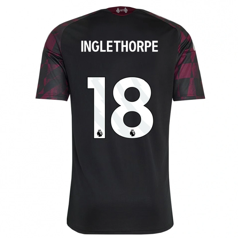Danxen Kinder Finn Inglethorpe #18 Schwarz Weiß Violett Ausweichtrikot Trikot 2026/27 T-Shirt Schweiz