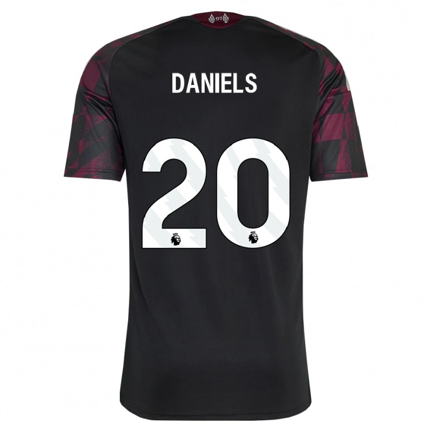 Danxen Kinder Yana Daniels #20 Schwarz Weiß Violett Ausweichtrikot Trikot 2026/27 T-Shirt Schweiz