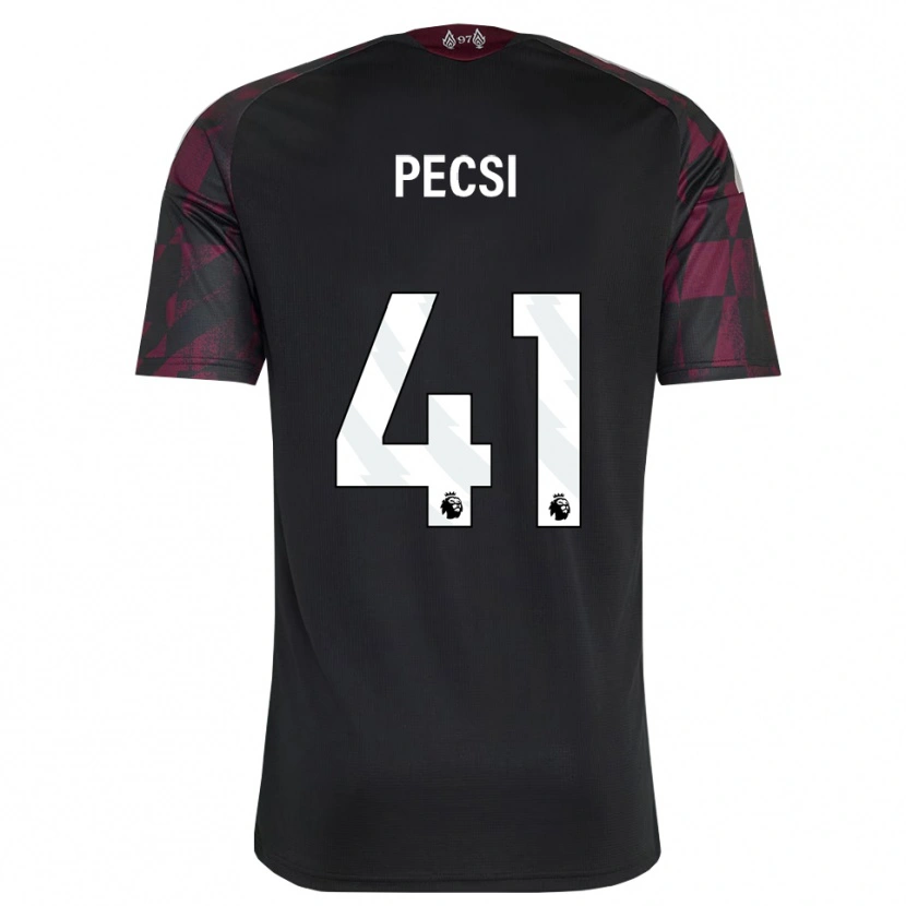 Danxen Kinder Ármin Pécsi #41 Schwarz Weiß Violett Ausweichtrikot Trikot 2026/27 T-Shirt Schweiz