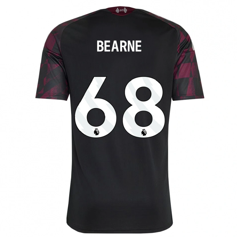 Danxen Kinder Jack Bearne #68 Schwarz Weiß Violett Ausweichtrikot Trikot 2026/27 T-Shirt Schweiz