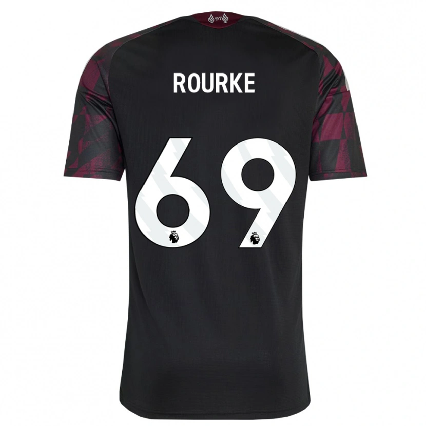 Danxen Kinder Fidel O'rourke #69 Schwarz Weiß Violett Ausweichtrikot Trikot 2026/27 T-Shirt Schweiz