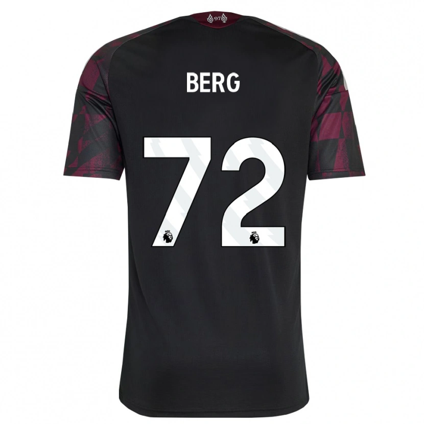 Danxen Kinder Sepp Van Den Berg #72 Schwarz Weiß Violett Ausweichtrikot Trikot 2026/27 T-Shirt Schweiz