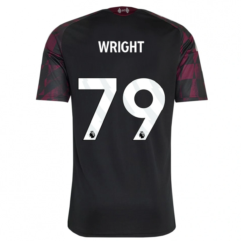 Danxen Kinder Will Wright #79 Schwarz Weiß Violett Ausweichtrikot Trikot 2026/27 T-Shirt Schweiz