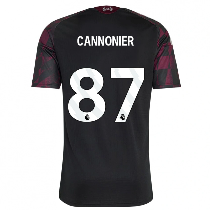 Danxen Kinder Oakley Cannonier #87 Schwarz Weiß Violett Ausweichtrikot Trikot 2026/27 T-Shirt Schweiz