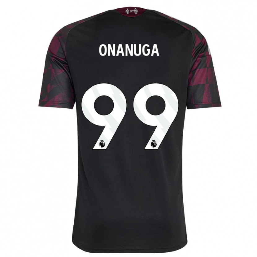 Danxen Kinder Fola Onanuga #99 Schwarz Weiß Violett Ausweichtrikot Trikot 2026/27 T-Shirt Schweiz