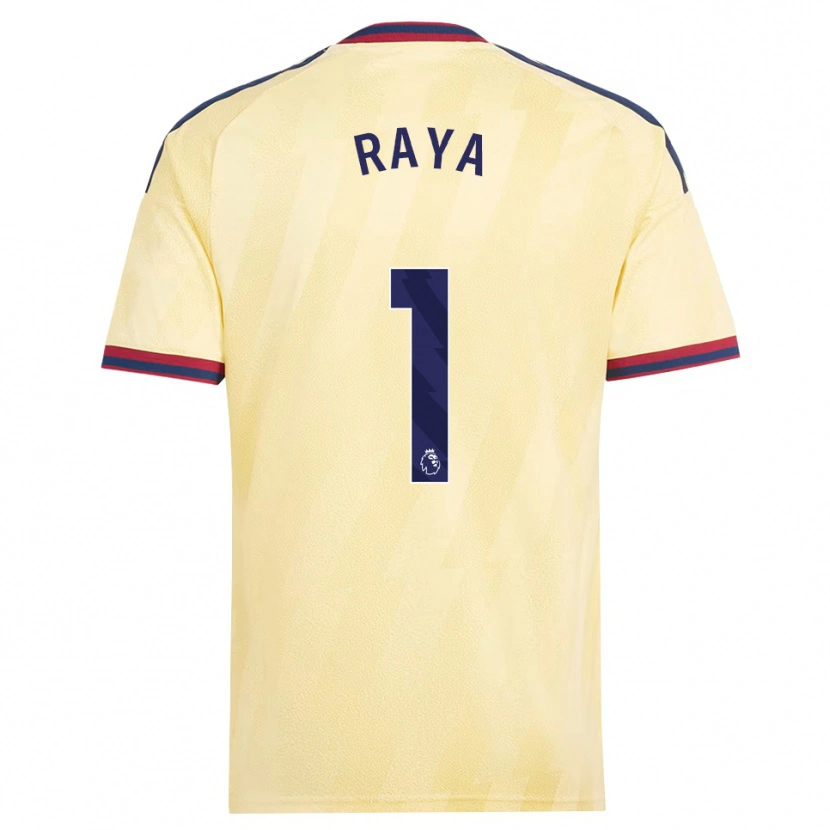 Danxen Kinder David Raya #1 Hell Gelb Mitternachtsblau Ausweichtrikot Trikot 2026/27 T-Shirt Schweiz
